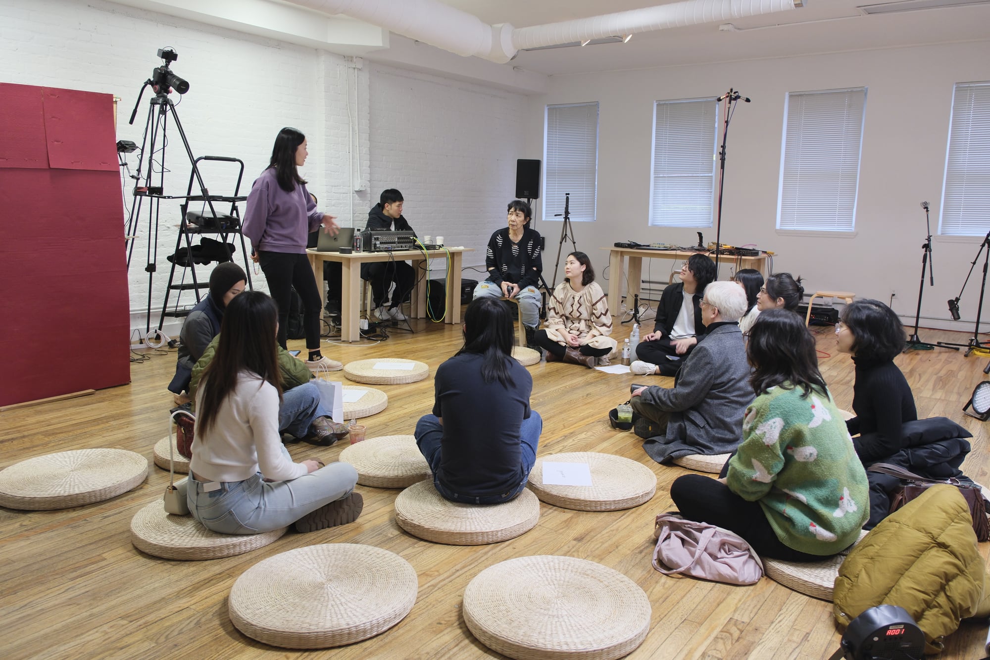 Artist talk before the concert