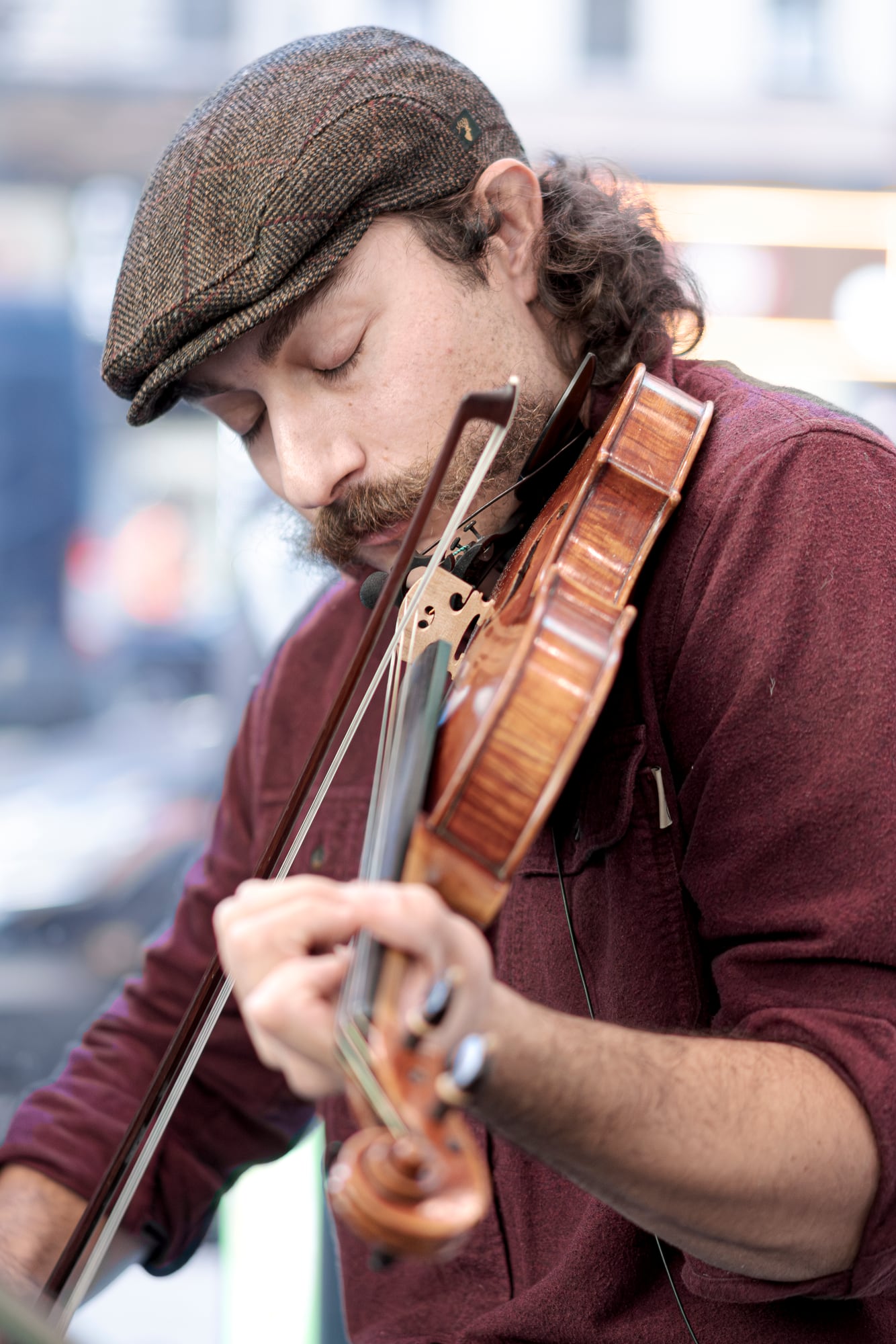Jaden Gladstone on fiddle