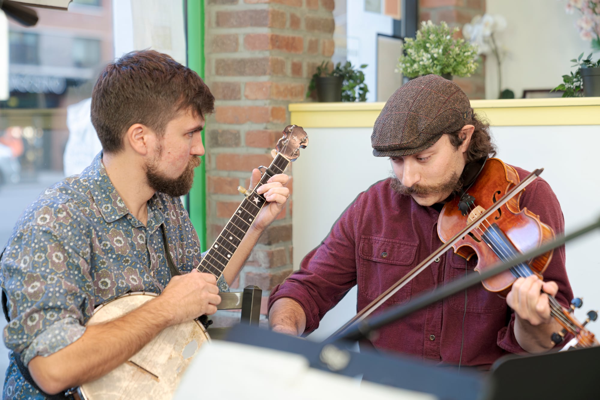 Banjo and fiddle